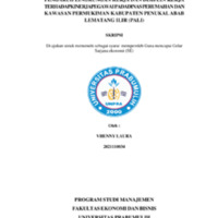 PENGARUH LINGKUNGAN KERJA DAN DISIPLIN KERJA<br /><br />
TERHADAPKINERJAPEGAWAIPADADINASPERUMAHAN DAN<br /><br />
KAWASAN PERMUKIMAN KABUPATEN PENUKAL ABAB<br /><br />
LEMATANG ILIR (PALI)